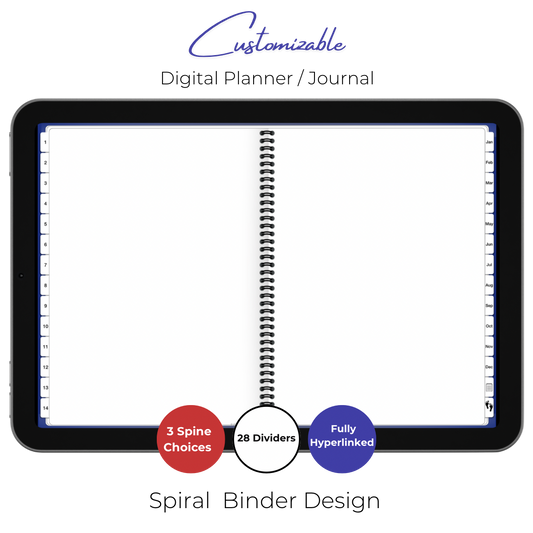 Customizable Digital Planner / Journal - Flag