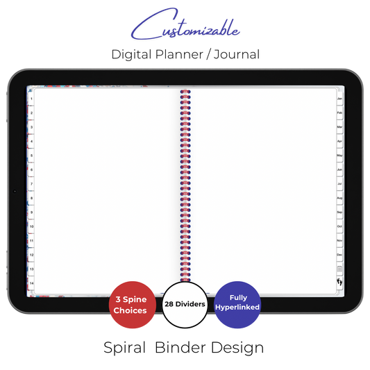 Customizable Digital Planner / Journal - Stars